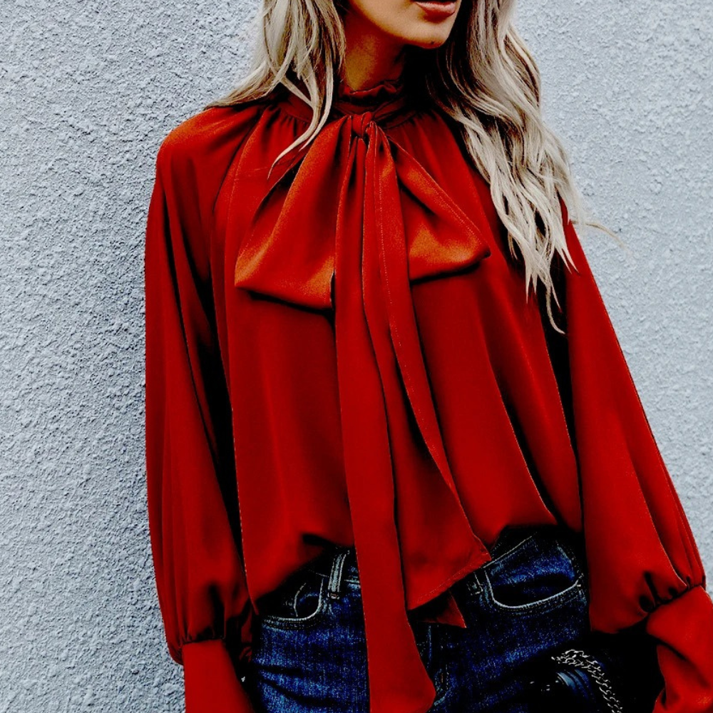 Flowy Elegant Ladies Blouse - Mira - Pexav