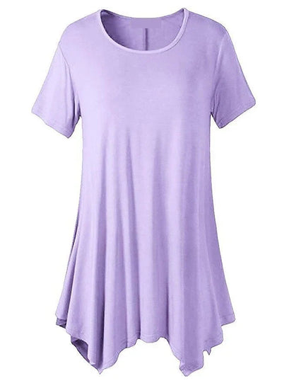 Loose Fit Ladies T-shirt with Short Sleeves – Taryn-Lila-S-State of Style