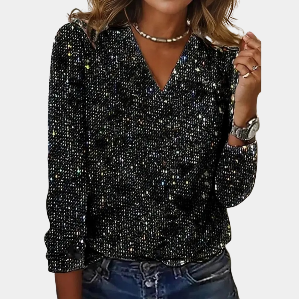 Sparkly Women's Glitter Top - Pexav