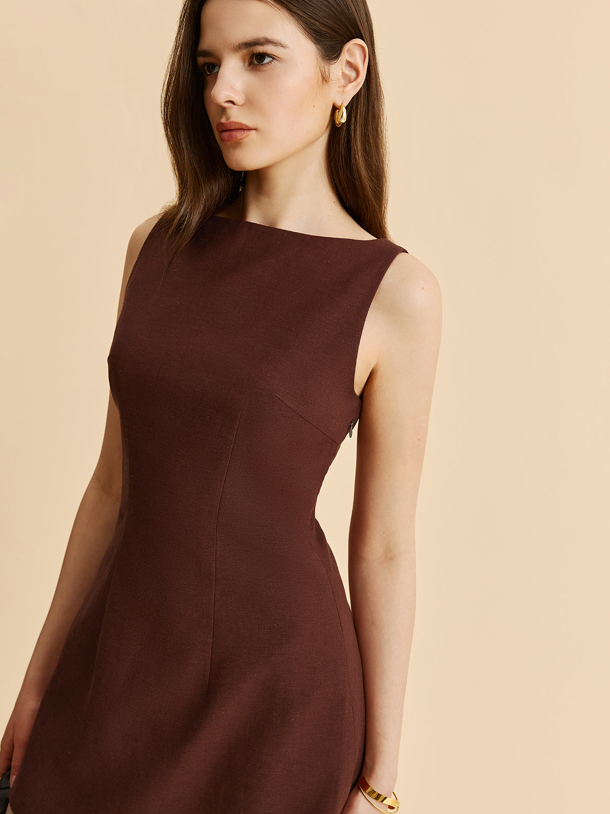 Flowy Summer Sleeveless Mini Dress
