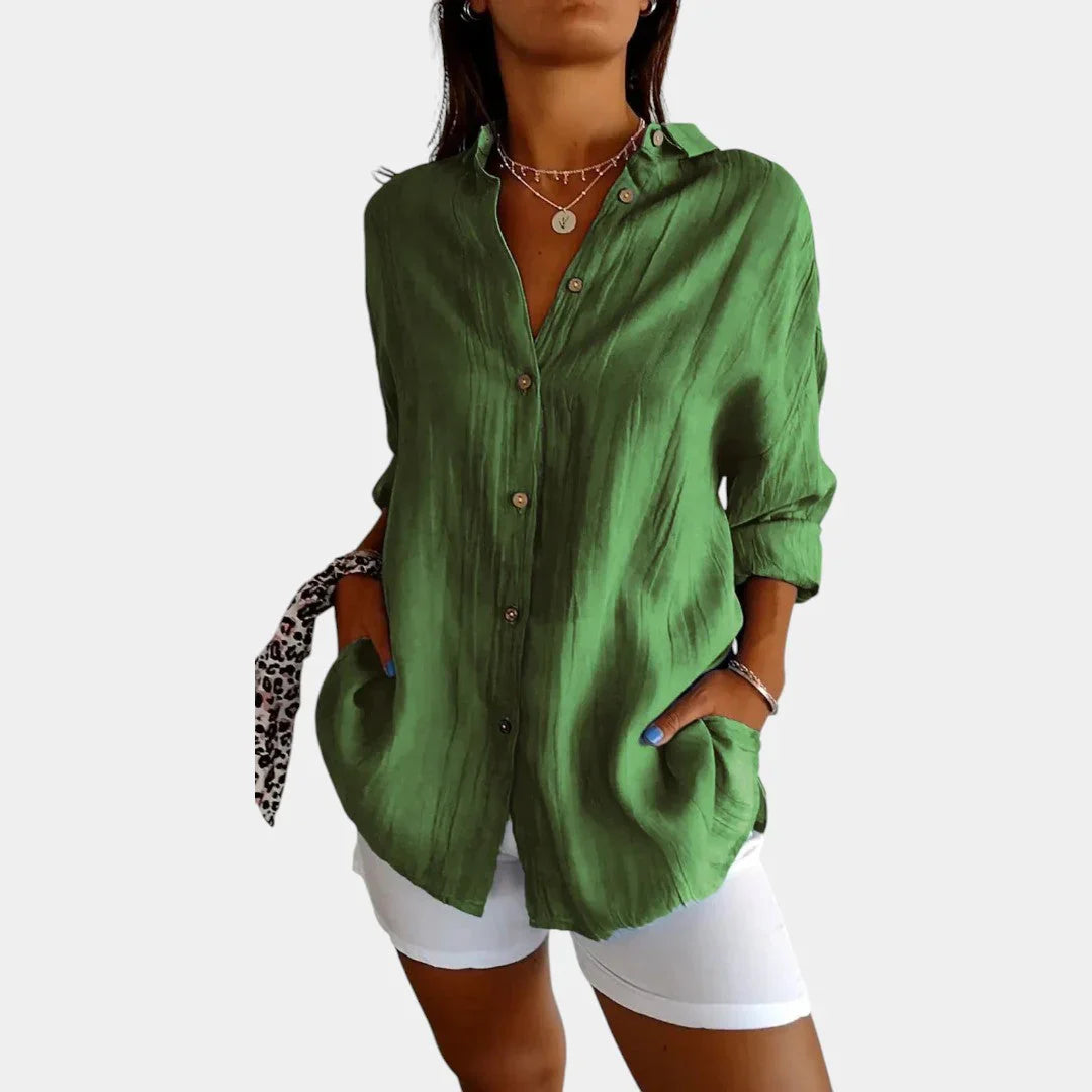 Classic Elegant Long Sleeve Blouse