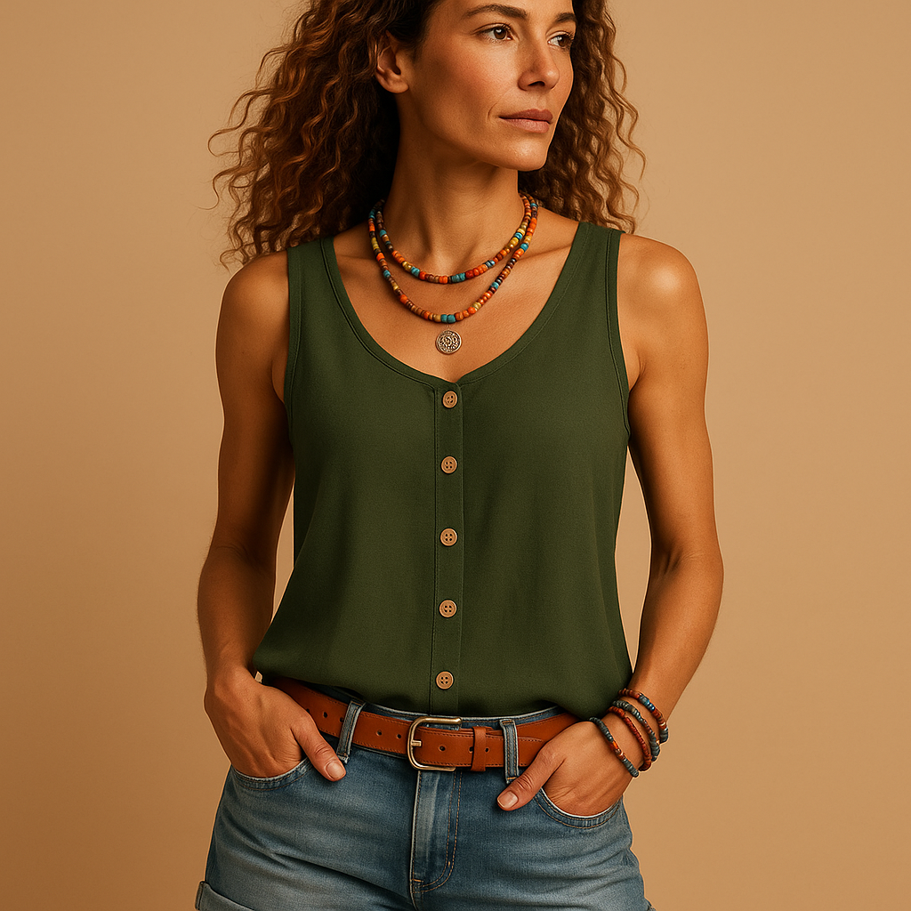 Women's Breathable Tank V Neck Shirt - Nocini