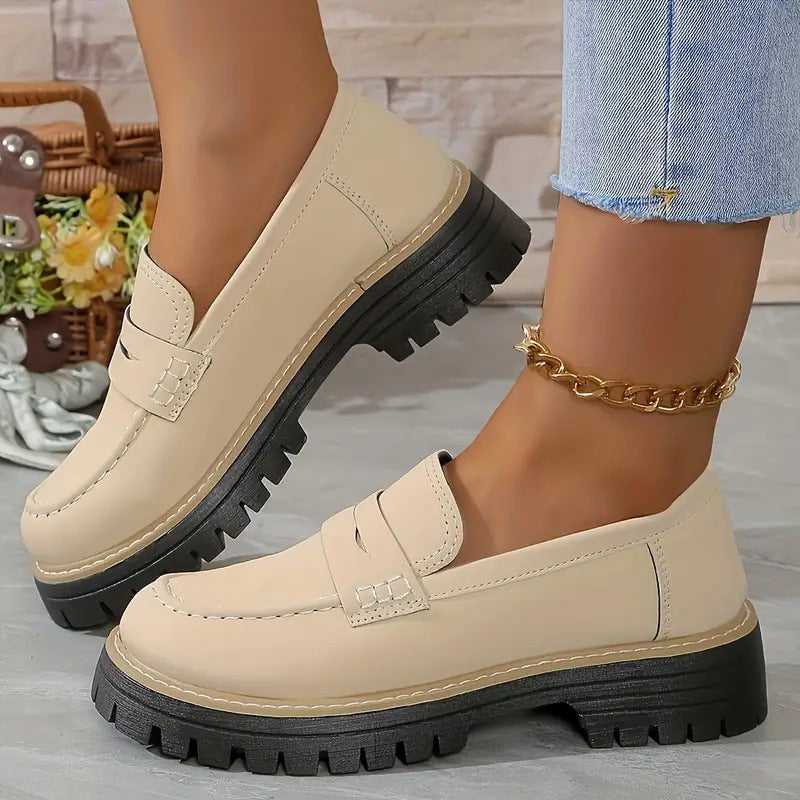 Image of Lucia | Women's Platform Loafers Shoes