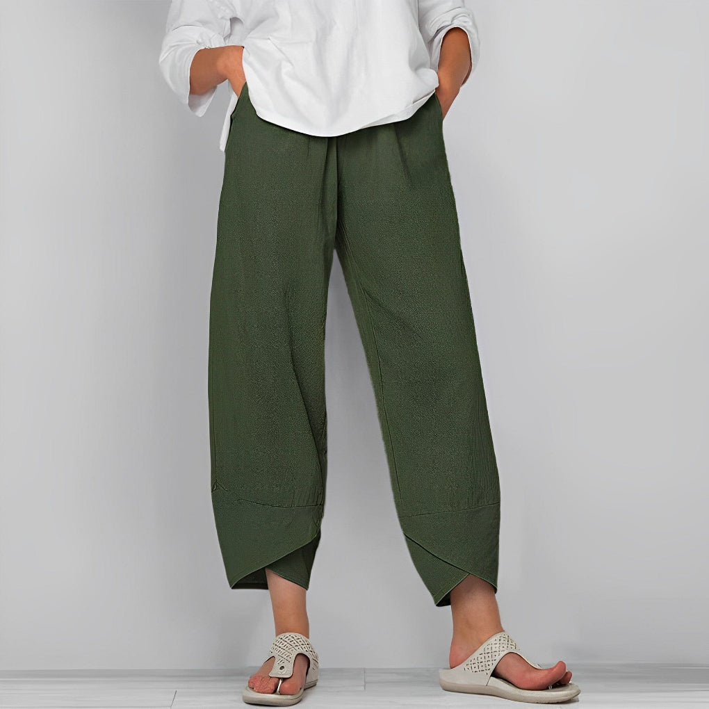 Luxurious Flowy Satin Pants