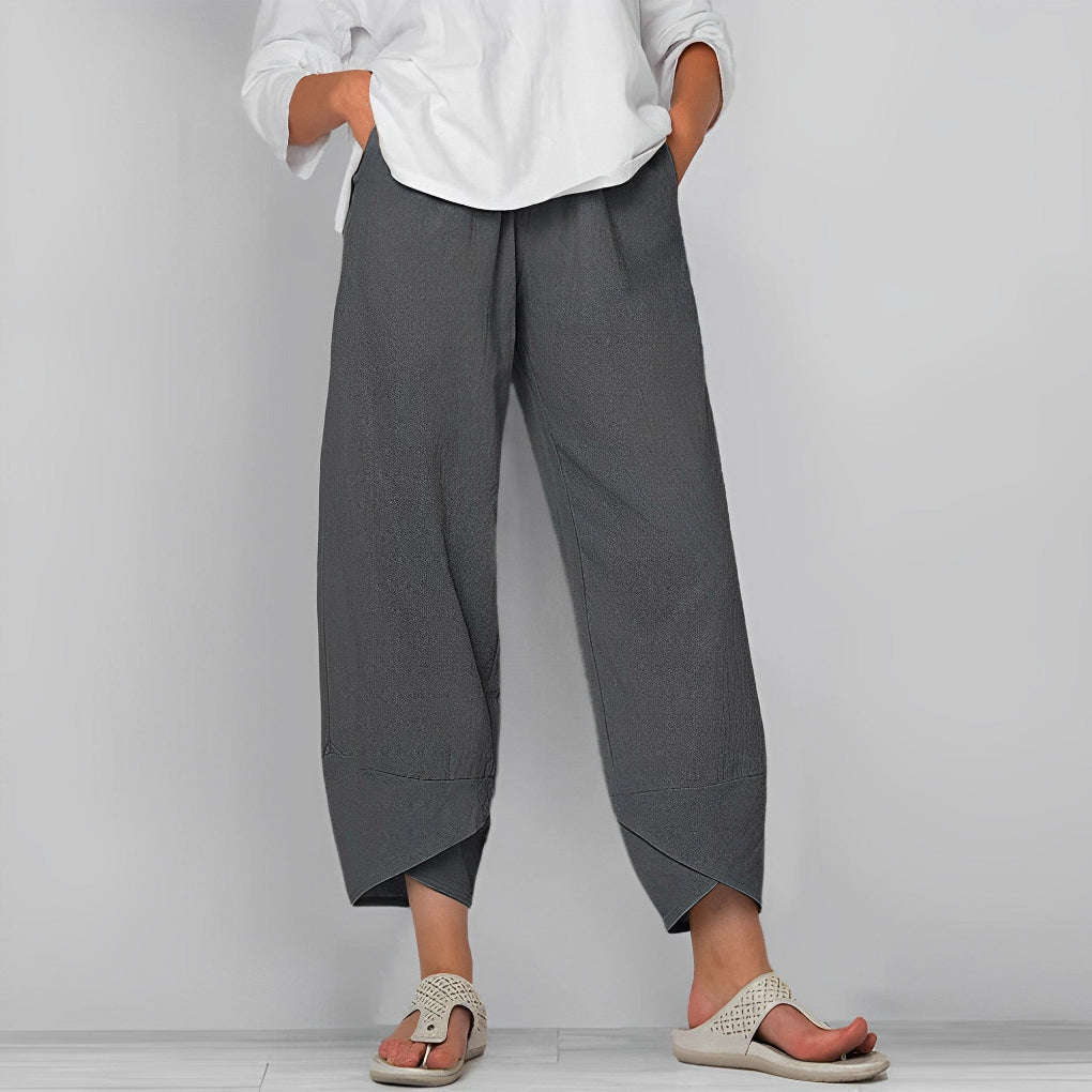 Luxurious Flowy Satin Pants
