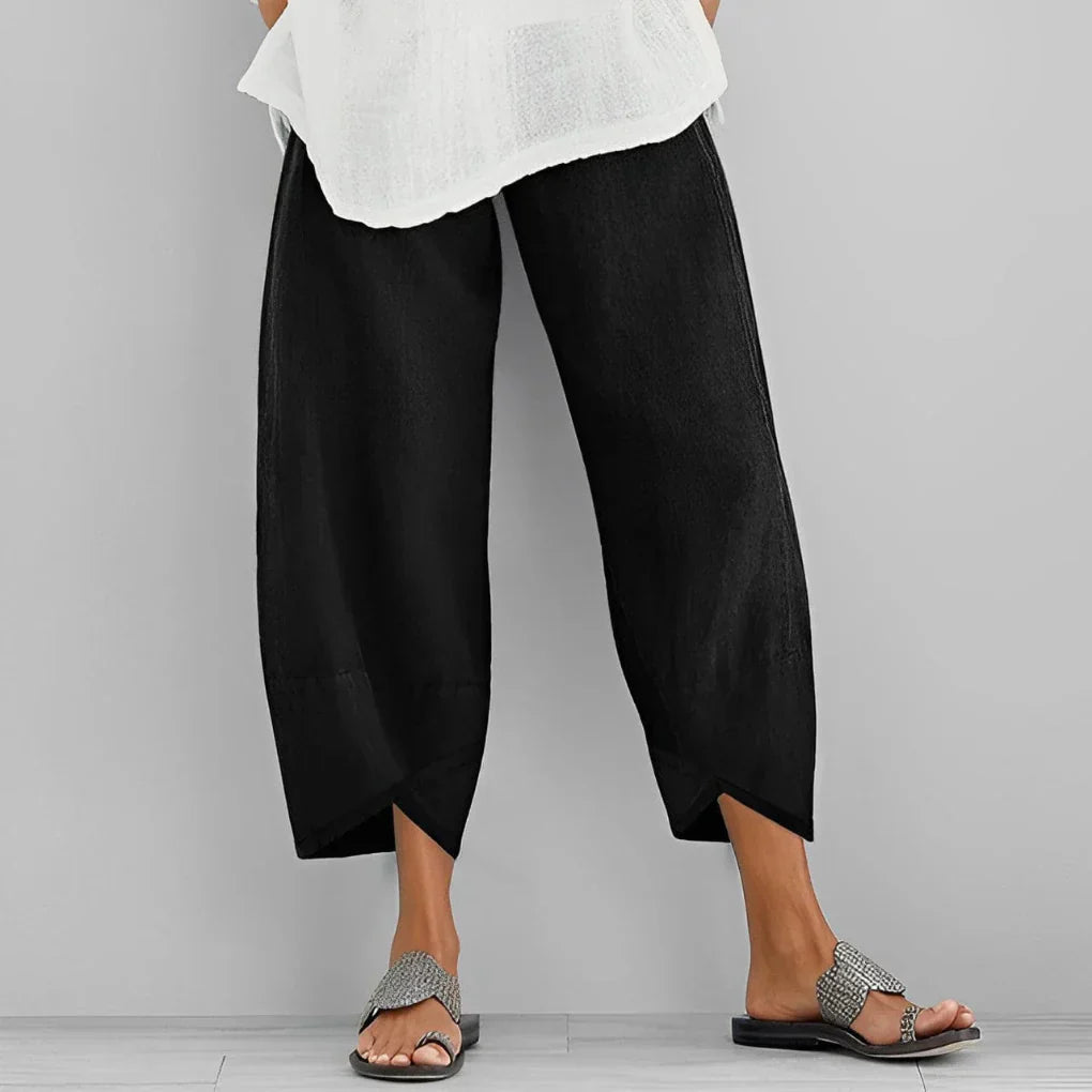 Luxurious Flowy Satin Pants