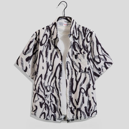 Image of Luke | Men's Button-Down Printed Shirt