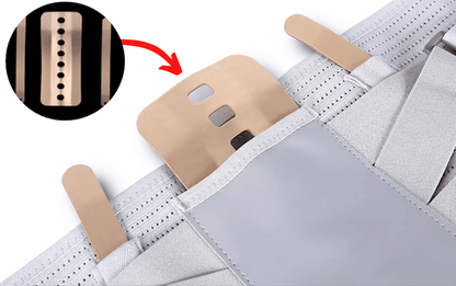 Lumbar Back Brace – Thijmen-Silver-S-The Livary