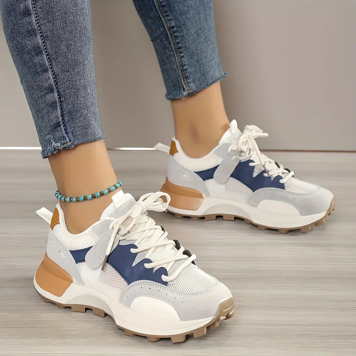 Luna Ademend Running Shoes | Breathable & Grip Sole - Pexav