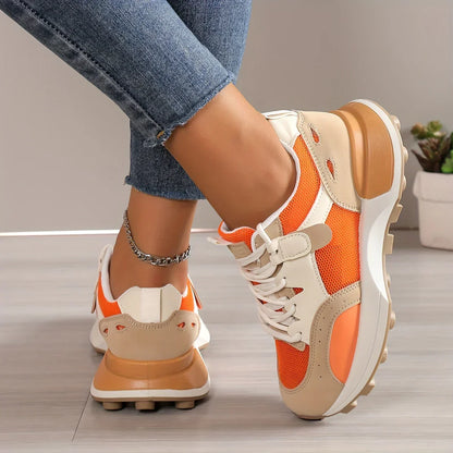 Luna Ademend Sports Trainers | Comfortable & Non-slip Design-5-Gray-Nora Luxe