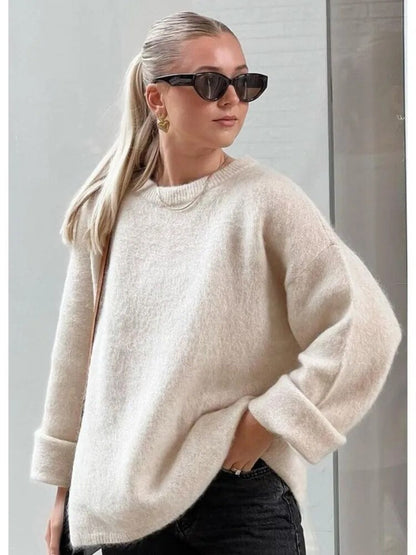 Luna Sweater-Apricot-S-Nora Luxe
