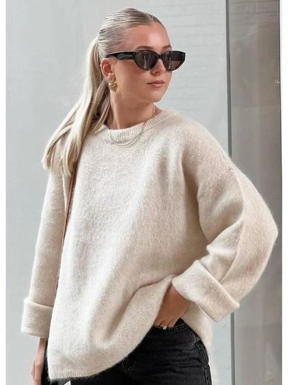 Cozy Moon Knit Sweater - Pexav