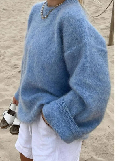 Luna Sweater-Blue-S-Nora Luxe