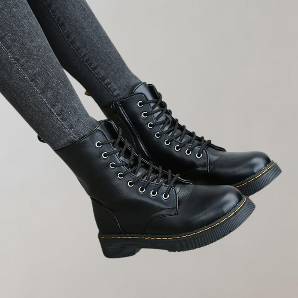 Luna Women's Boots-Black-5-Nora Luxe