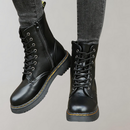 Luna Women's Boots-Black-5-Nora Luxe