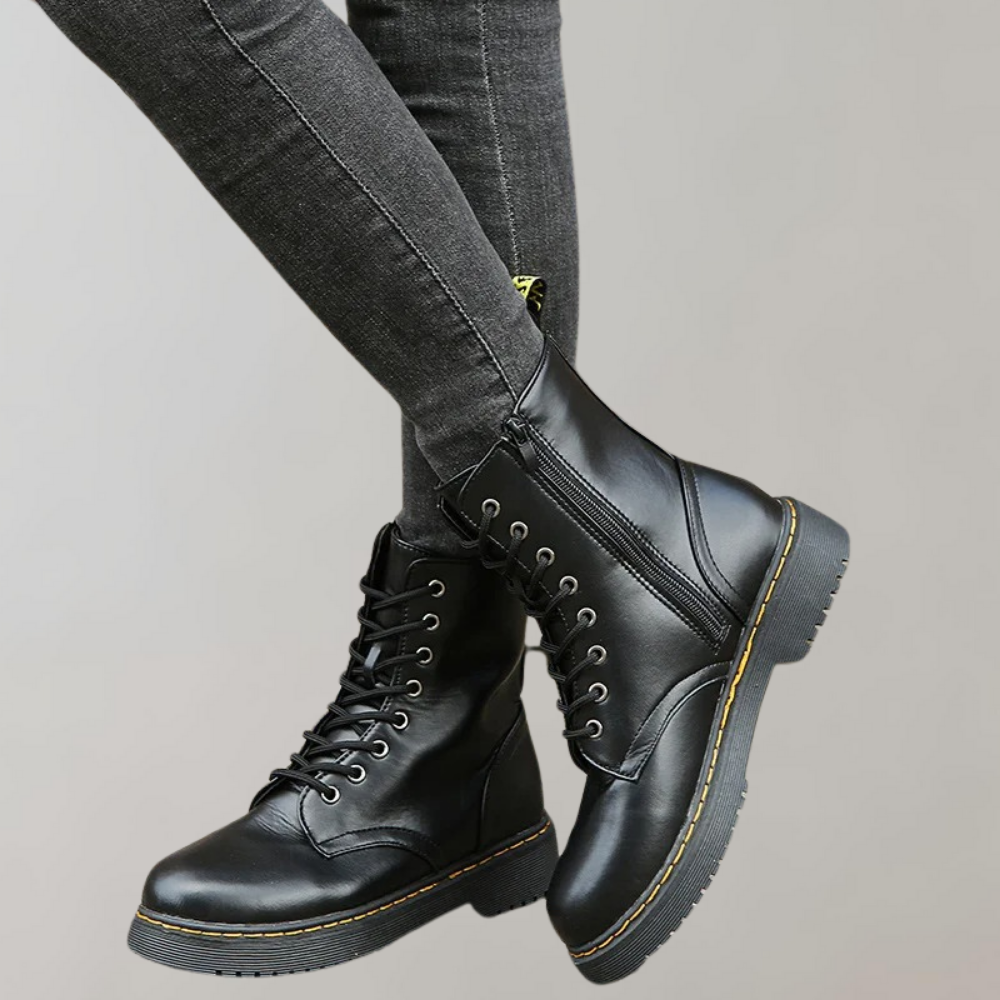 Luna Women's Boots-Black-5-Nora Luxe