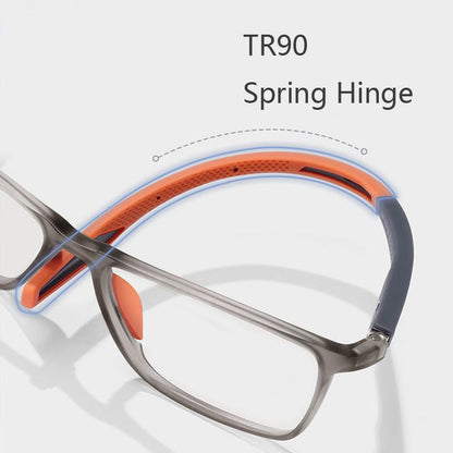 Freddie Classic Rectangle Glasses - Matte Frame Stylish Look