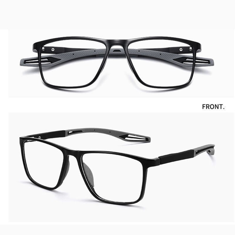 Freddie Classic Rectangle Glasses - Matte Frame Stylish Look