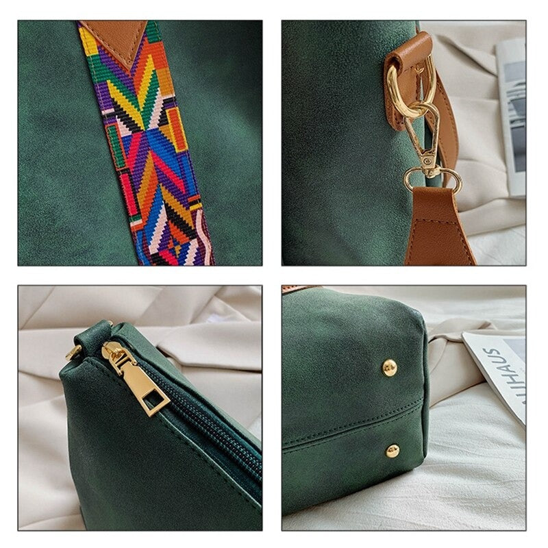 Large Capacity Leather Daily Tote Bag