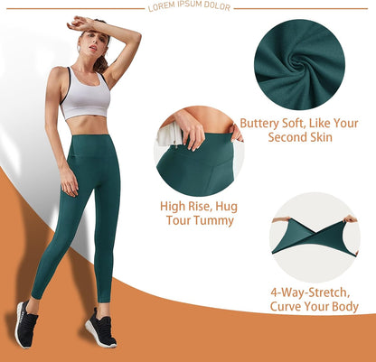 LuxeFit High-Waisted Leggings - Selene-Black-S-Nora Luxe