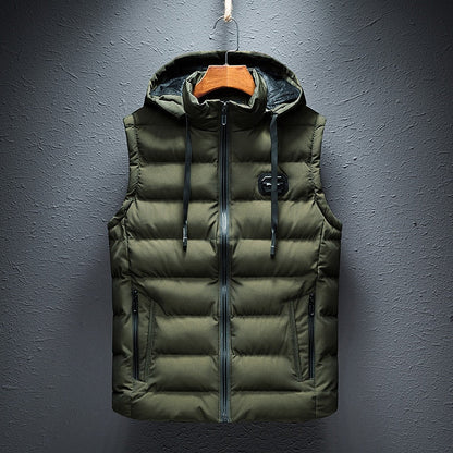 Luxurious Autumn Bodywarmer - Valdemar-Green-XS-Nora Luxe