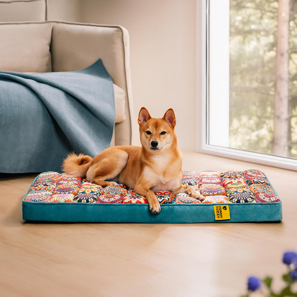 Plush Moroccan Inspired Pet Bed - Pexav
