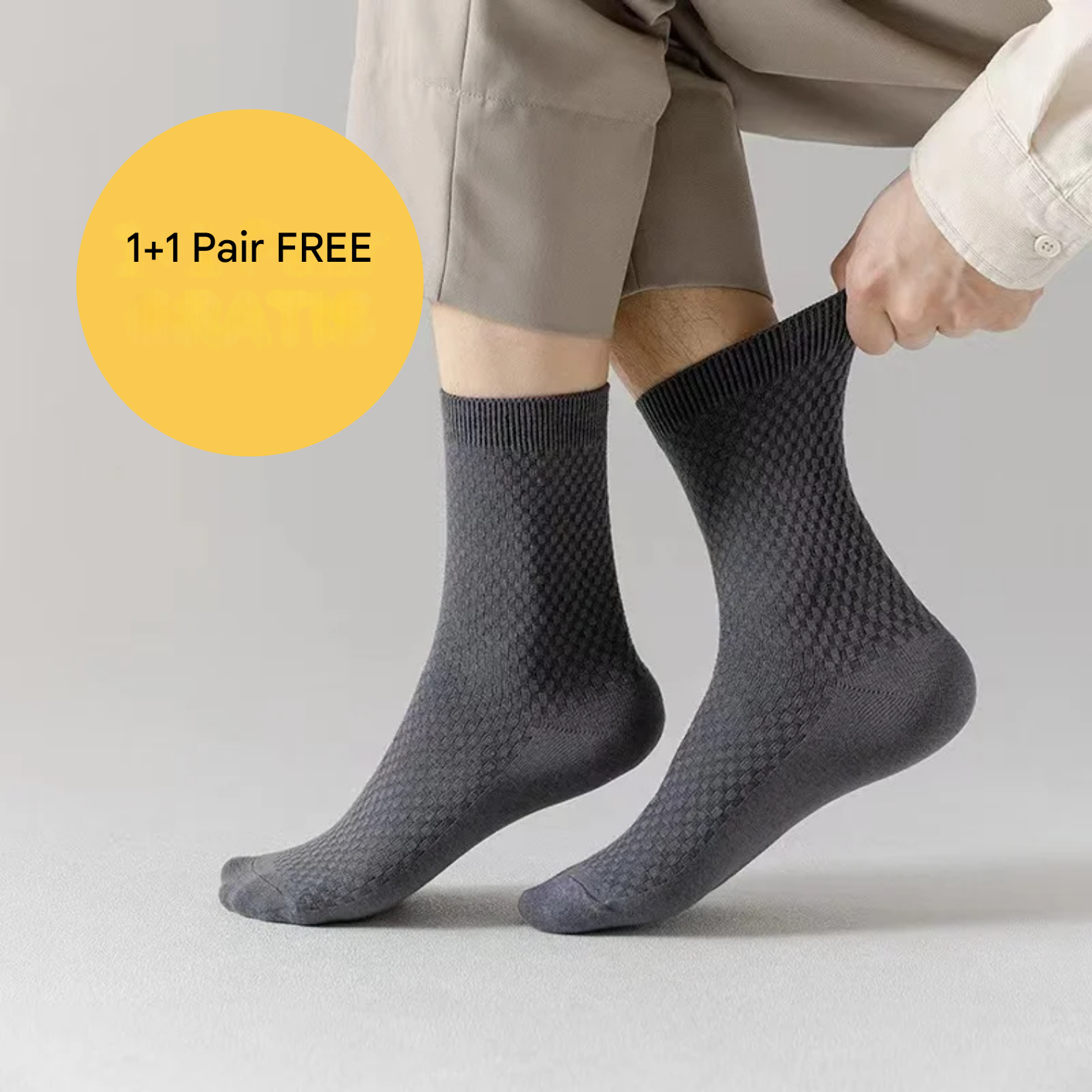 Luxury Bamboo Socks - BambooSoft-Black-1 + 1 Free-5.5-8.0-Nora Luxe