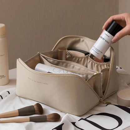 Luxury Beauty Case - BelleVault-Beige-The Livary