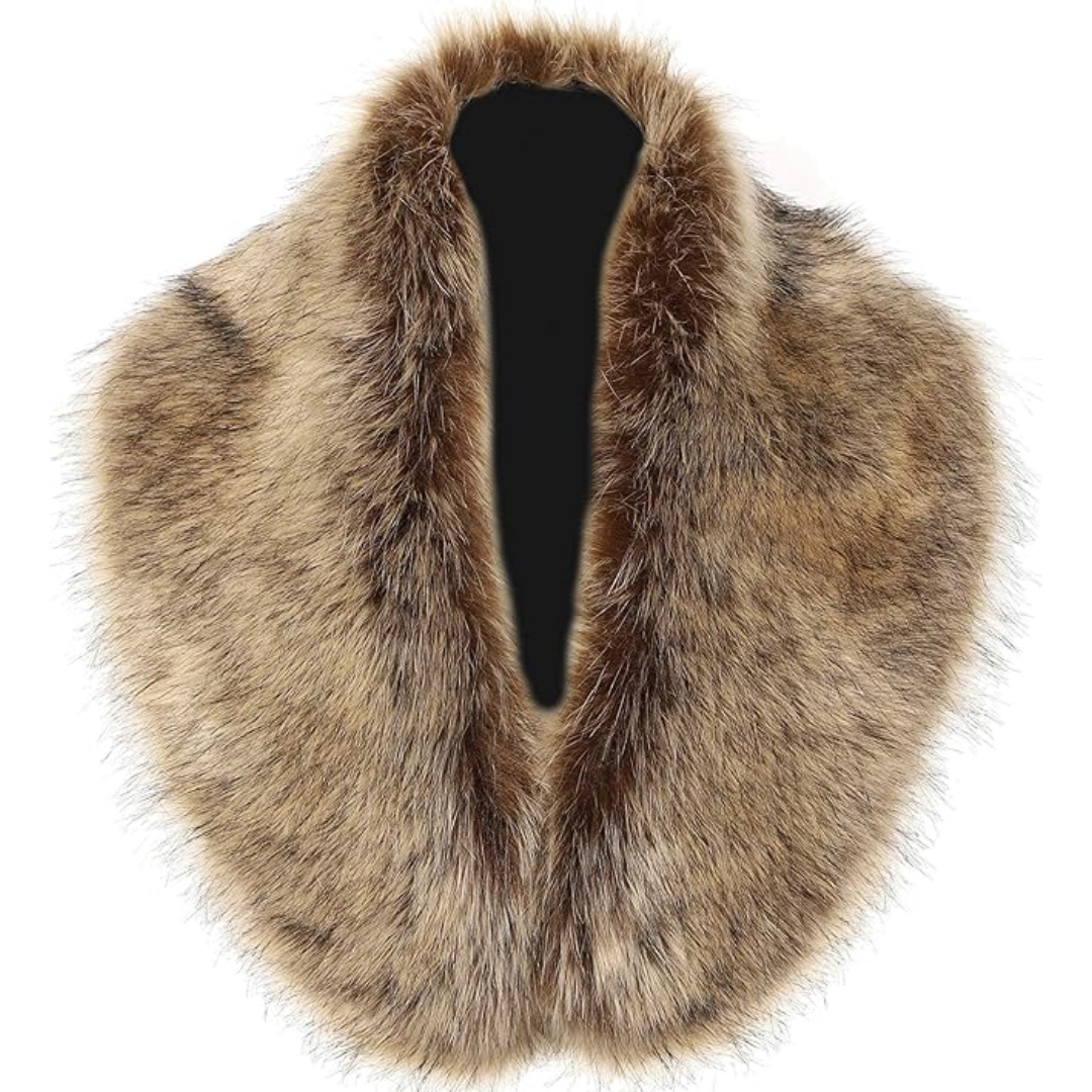 Luxury Imitation Fur Neck Warmer Scarf - Daisy-Raccoon-Nora Luxe