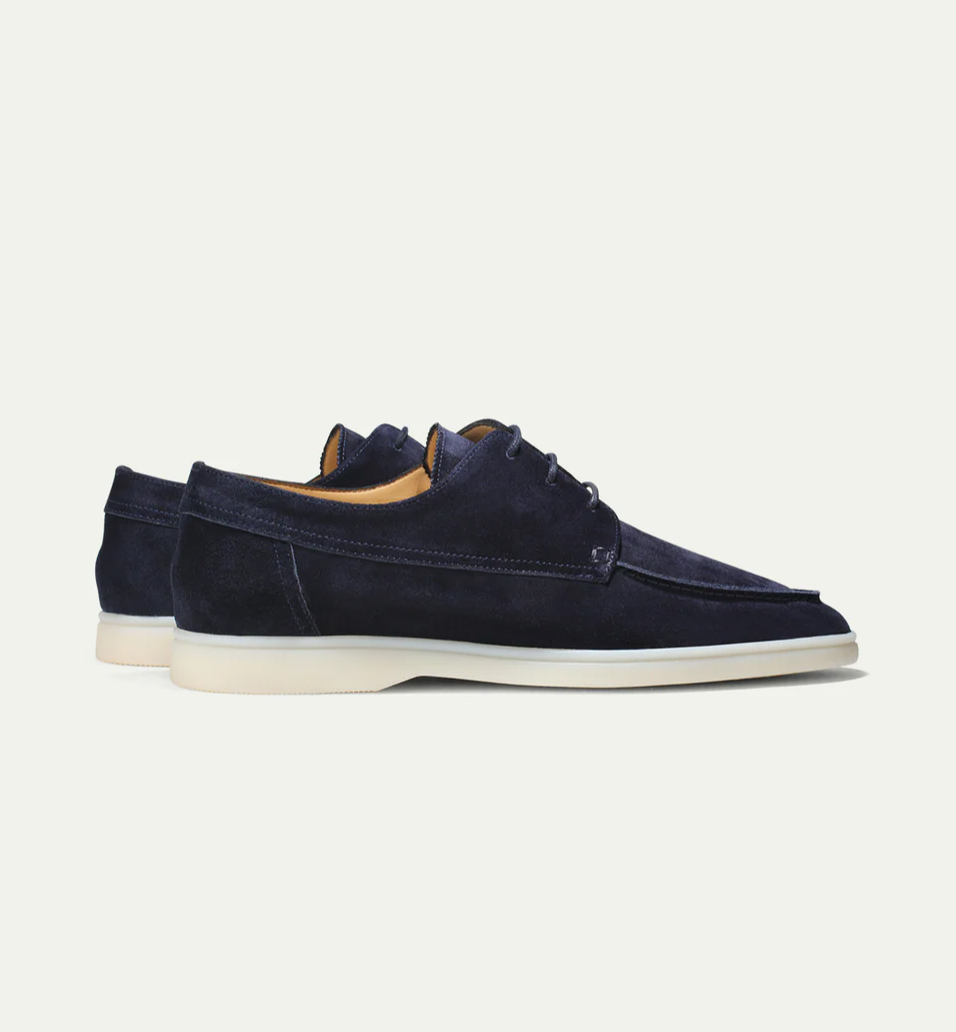 Luxury Leather Loafers for Men - Aiden-Marine blue-5.0-Nora Luxe