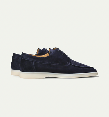 Luxury Leather Loafers for Men - Aiden-Marine blue-5.0-Nora Luxe