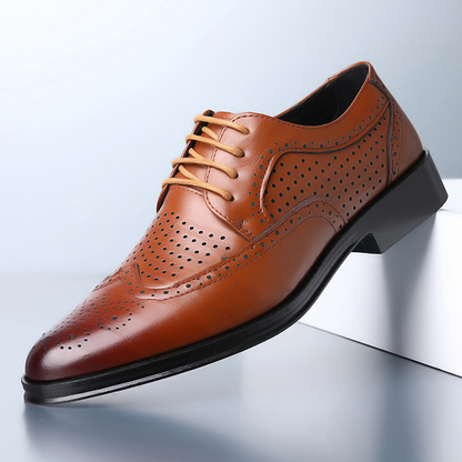 Luxury Leather Shoes for Men - Noah-Brown 2-6.5-Nora Luxe