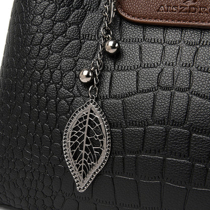 Luxury Leather Women's Handbag - Amara-Black-Nora Luxe