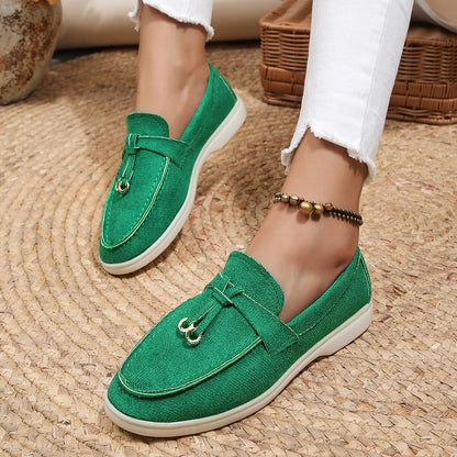 Luxury Loafers - Mira-Green-5-Nora Luxe