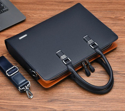 Premium Leather Laptop Backpack - Pexav