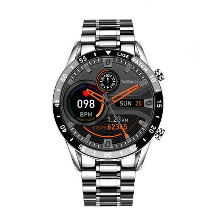 Luxury Men's Smartwatch – Axel-Silver 40 mm-The Livary