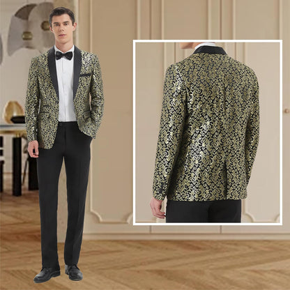 Luxury Men's Tuxedo - Leon-Black-XS-Nora Luxe