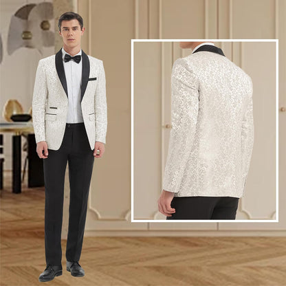 Luxury Men's Tuxedo - Leon-Black-XS-Nora Luxe