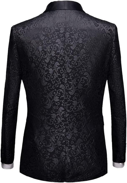 Luxury Men's Tuxedo - Leon-Black-XS-Nora Luxe