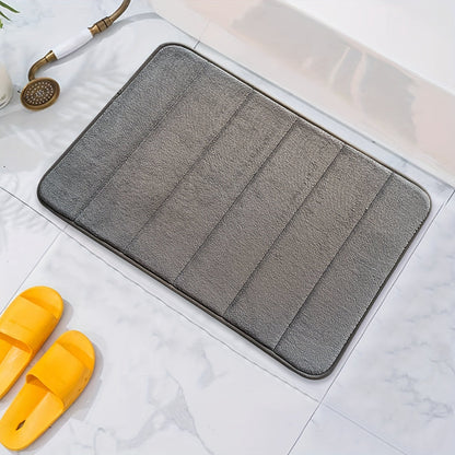 Luxury Non-Slip Bath Mat - Livia-Dark Gray-15.75 inches x 23.62 inches-Nora Luxe