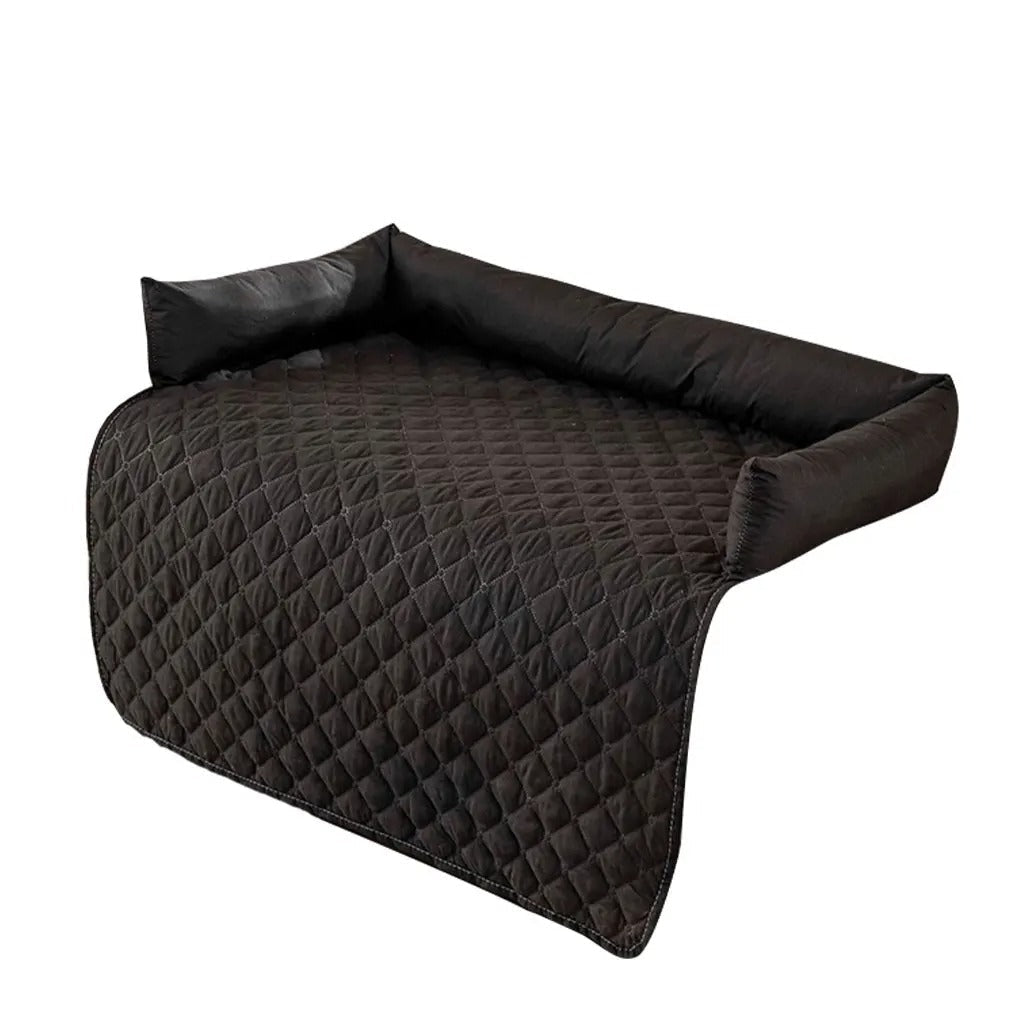 Luxury Pet Protection Mat for Sofa - BuddyGuard-Black-S 29.53x29.53 inches-Nora Luxe