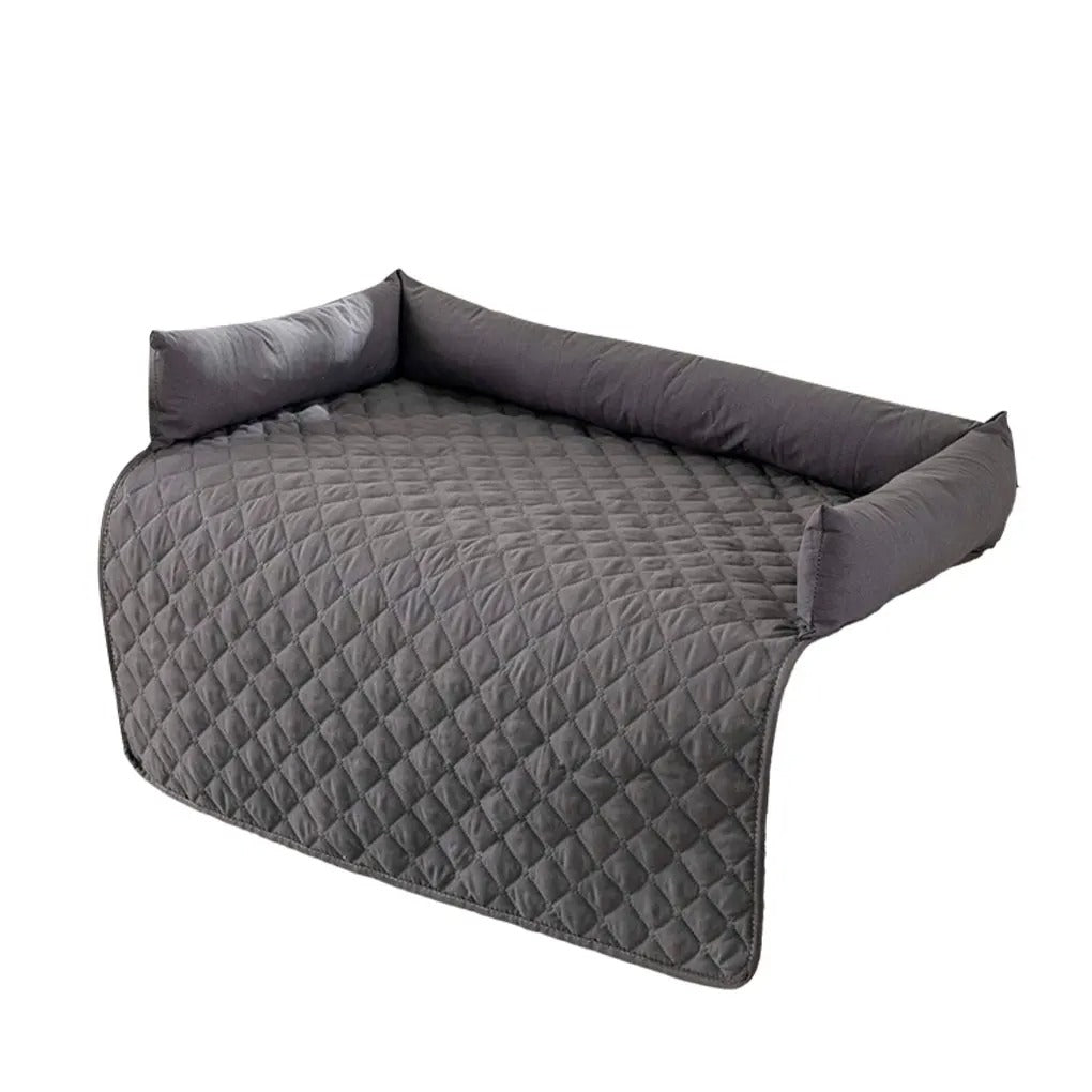 Luxury Pet Protection Mat for Sofa - BuddyGuard-Dark Gray-S 29.53x29.53 inches-Nora Luxe