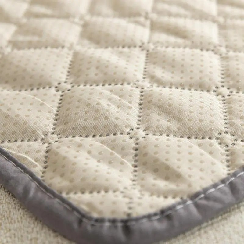 Luxury Pet Protection Mat for Sofa - BuddyGuard-Light Gray-S 29.53x29.53 inches-Nora Luxe