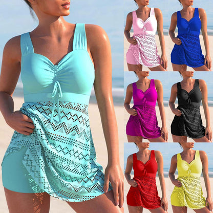 Women's Plus Size Swimsuit Tankini - Pexav