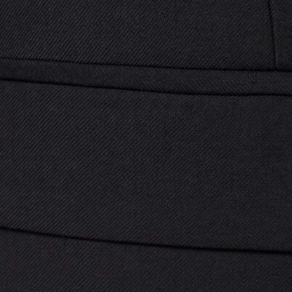 Luxury Three-Piece Suit for Men - Dante-Black-S-Nora Luxe