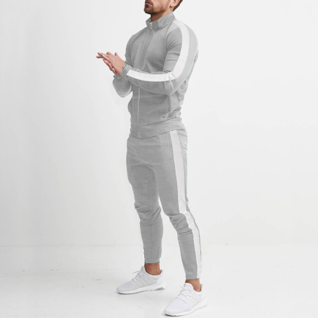 Comfortable 2-Piece Mens Jogger Suit - Pexav