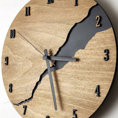 Classic Wooden Decorative Clock - Pexav