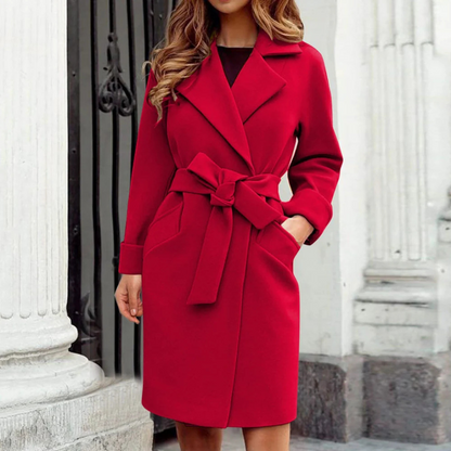 Image of Lydia | Women's Belted Knee Length Coat