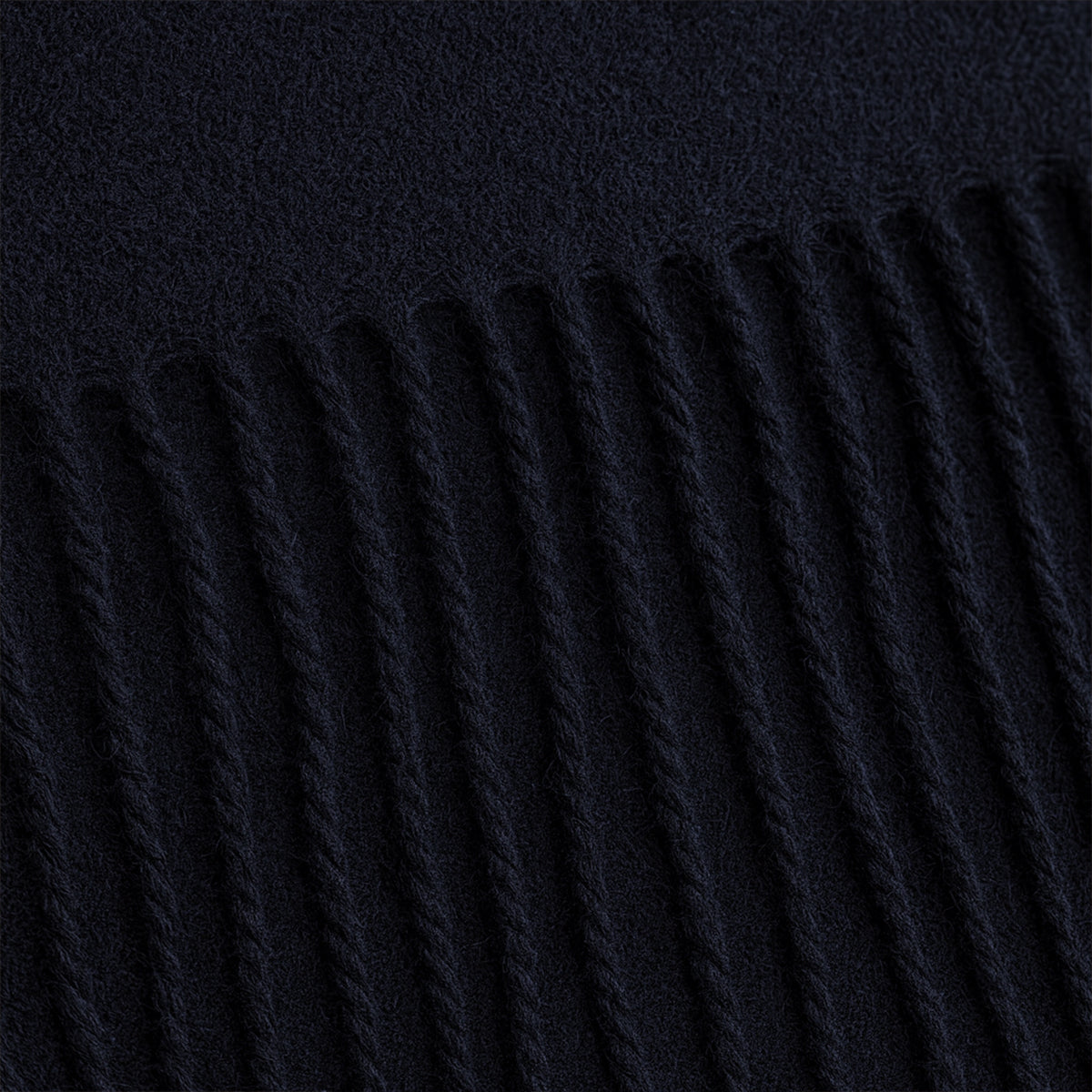 Luxury Men's Black Cashmere Scarf