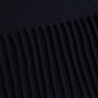 Luxury Men's Black Cashmere Scarf